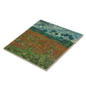 Vincent van Gogh - Poppy Field Tegeltje (Zijkant)
