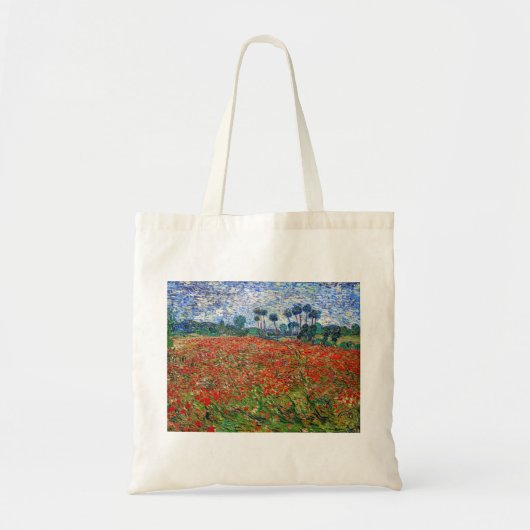 Vincent van Gogh - Poppy Field Tote Bag (Voorkant)