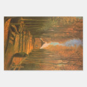Vincent van Gogh - Populierenlaan in de herfst Inpakpapier Vel (Voorkant 3)