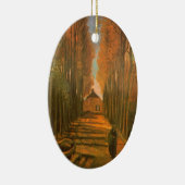 Vincent van Gogh - Populierenlaan in de herfst Keramisch Ornament (Rechts)