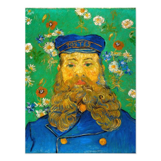 Vincent van Gogh Portrait of Joseph Roulin Foto Afdruk (Voorkant)