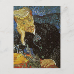 Vincent van Gogh Portrait van Dr. Gachet was besch Briefkaart