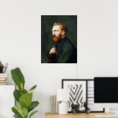 Vincent van Gogh Portrait van John Peter Russell Poster (Thuiskantoor)