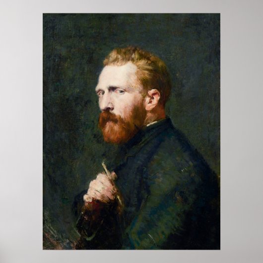 Vincent van Gogh Portrait van John Peter Russell Poster (Voorkant)
