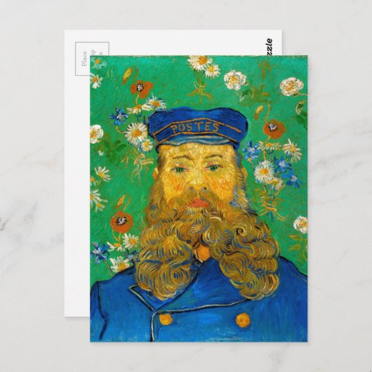 Vincent van Gogh Portrait van Joseph Roulin Briefkaart (Voorkant / Achterkant)