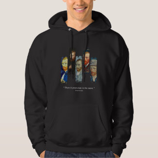 Vincent Van Gogh portret en citaat Hoodie