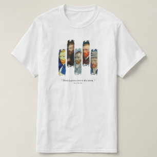 Vincent Van Gogh portret en citaat T-Shirt