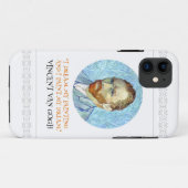 Vincent Van Gogh Portret met Quote Case-Mate iPhone Case (Achterkant (horizontaal))