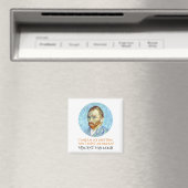 Vincent Van Gogh Portret met Quote Magneet (Insitu (Vaatwasser))