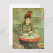 Vincent van Gogh - Portret van Agostina Segatori (Voorkant / Achterkant)