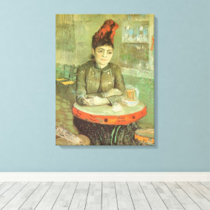 Vincent van Gogh - Portret van Agostina Segatori Canvas Afdruk