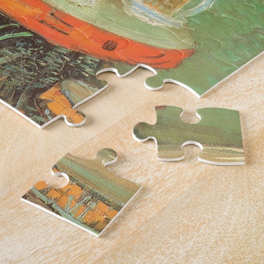 Vincent van Gogh - Portret van Agostina Segatori Legpuzzel (Zijkant)