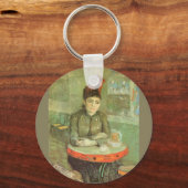 Vincent van Gogh - Portret van Agostina Segatori Sleutelhanger (Voorkant)