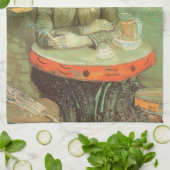 Vincent van Gogh - Portret van Agostina Segatori Theedoek (Gevouwen)