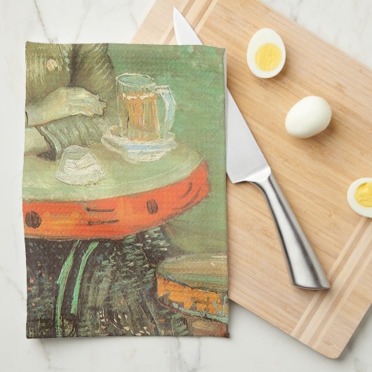 Vincent van Gogh - Portret van Agostina Segatori Theedoek (Quarter Fold)