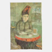 Vincent van Gogh - Portret van Agostina Segatori Theedoek (Verticaal)