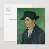 Vincent van Gogh | Portret van Armand Roulin, 1888 Briefkaart (Voorkant / Achterkant)