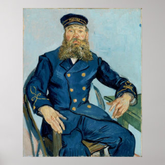 Vincent van Gogh Portret van de postbode Jozef Poster