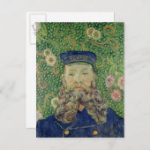 Vincent van Gogh | Portret van de Postman Briefkaart (Voorkant / Achterkant)