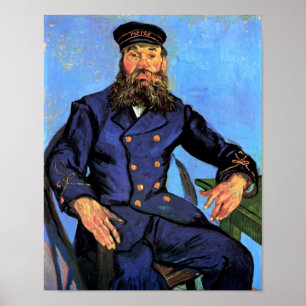 Vincent van Gogh - portret van de postman Poster