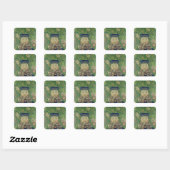 Vincent van Gogh | Portret van de Postman Vierkante Sticker (Vel)
