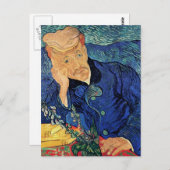 Vincent van Gogh - portret van Doctor Gachet Briefkaart (Voorkant / Achterkant)