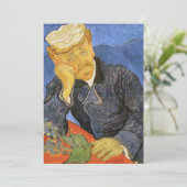 Vincent Van Gogh - Portret van Doctor Paul Gachet Bedankkaart (Staand voorkant)