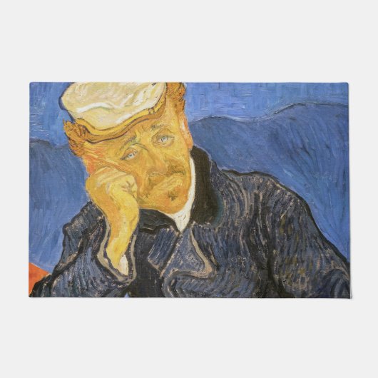 Vincent Van Gogh - Portret van Doctor Paul Gachet Deurmat (Voorkant)