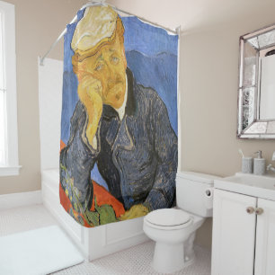Vincent Van Gogh - Portret van Doctor Paul Gachet Douchegordijn