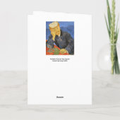 Vincent Van Gogh - Portret van Doctor Paul Gachet Kaart (Achterkant)