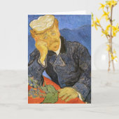 Vincent Van Gogh - Portret van Doctor Paul Gachet Kaart (Gele Bloem)