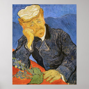 Vincent Van Gogh - Portret van Doctor Paul Gachet Poster