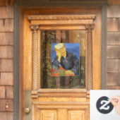 Vincent Van Gogh - Portret van Doctor Paul Gachet Raamsticker (Huis Deur)