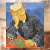 Vincent Van Gogh - Portret van Doctor Paul Gachet Raamsticker (Vel 2)