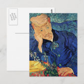 Vincent Van Gogh - Portret van dokter Gachet Briefkaart (Voorkant / Achterkant)