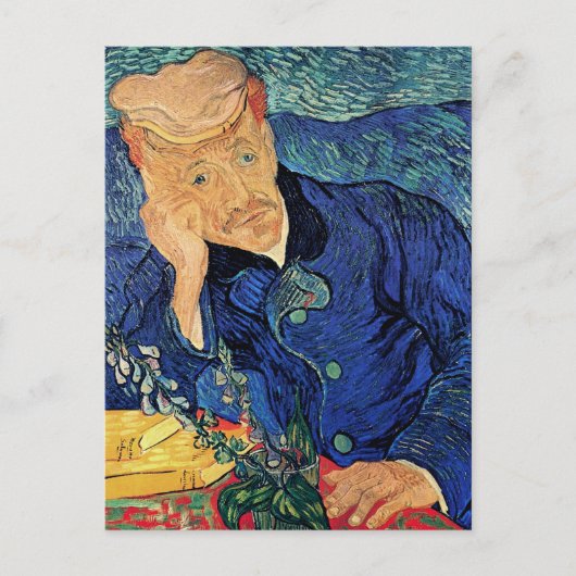 Vincent Van Gogh - Portret van dokter Gachet Briefkaart (Voorkant)