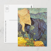 Vincent van Gogh - Portret van dokter Gachet Briefkaart (Voorkant / Achterkant)