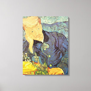 Vincent van Gogh - Portret van dokter Gachet Canvas Afdruk