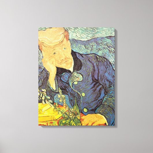 Vincent van Gogh - Portret van dokter Gachet Canvas Afdruk (Voorkant)
