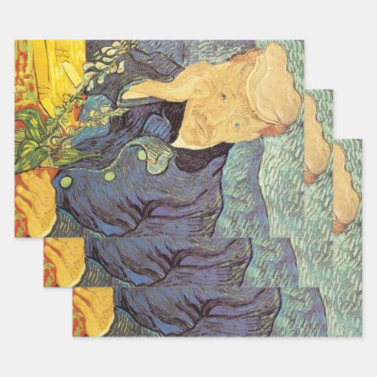 Vincent van Gogh - Portret van dokter Gachet Inpakpapier Vel (Set)