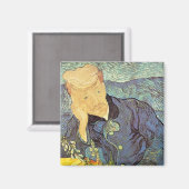 Vincent van Gogh - Portret van dokter Gachet Magneet (Voorkant / Achterkant)