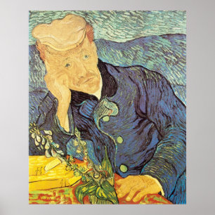Vincent van Gogh - Portret van dokter Gachet Poster