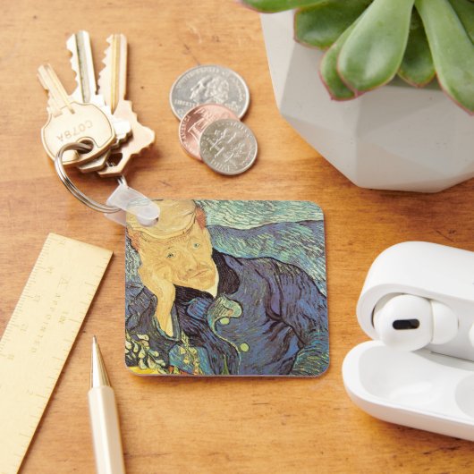 Vincent van Gogh - Portret van dokter Gachet Sleutelhanger (Bureau)
