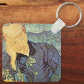 Vincent van Gogh - Portret van dokter Gachet Sleutelhanger (Achterkant)