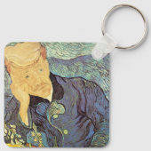Vincent van Gogh - Portret van dokter Gachet Sleutelhanger (Achterkant)
