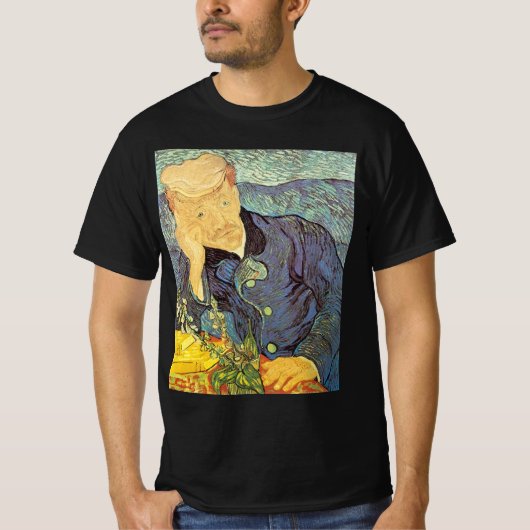 Vincent van Gogh - Portret van dokter Gachet T-shirt (Voorkant)