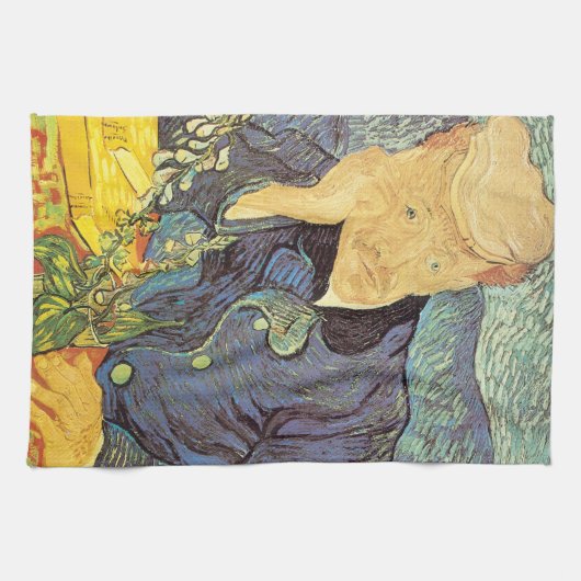 Vincent van Gogh - Portret van dokter Gachet Theedoek (Horizontaal)