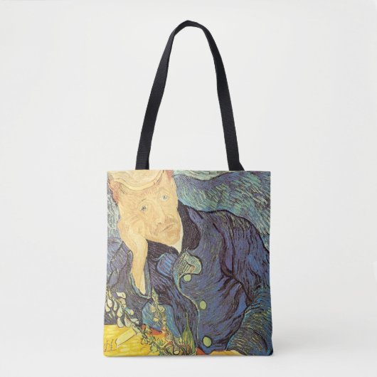 Vincent van Gogh - Portret van dokter Gachet Tote Bag (Voorkant)