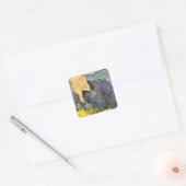 Vincent van Gogh - Portret van dokter Gachet Vierkante Sticker (Envelop)