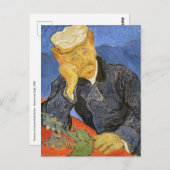 Vincent Van Gogh - Portret van dokter Paul Gachet Briefkaart (Voorkant / Achterkant)